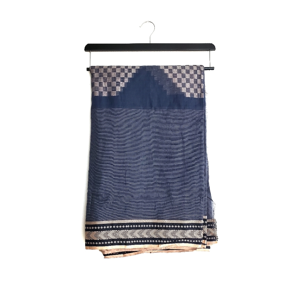 Bollywood Saree Blue and Gold